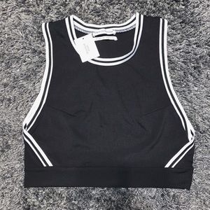 UO Jayce Striped Cropped Tank Top